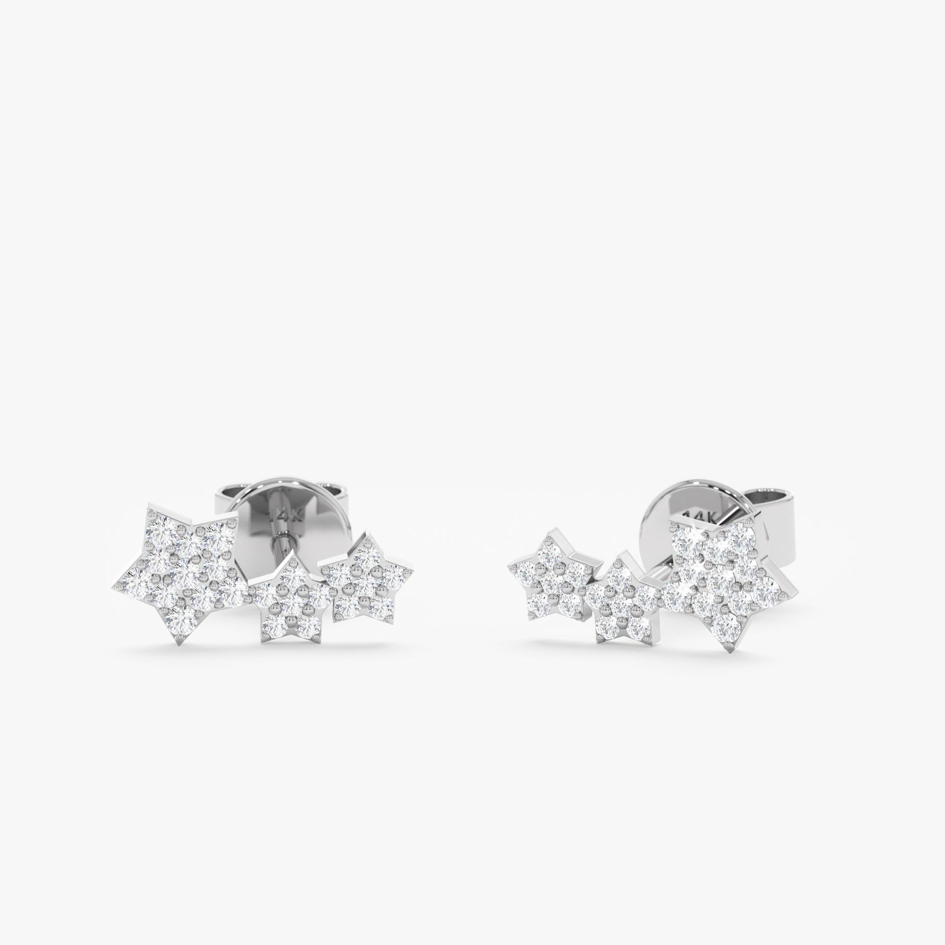 1.0 CT Round Bezel Solitaire Lab Grown Diamond Earrings