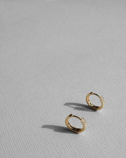 1.0 CT Round Bezel Solitaire Lab Grown Diamond Earrings
