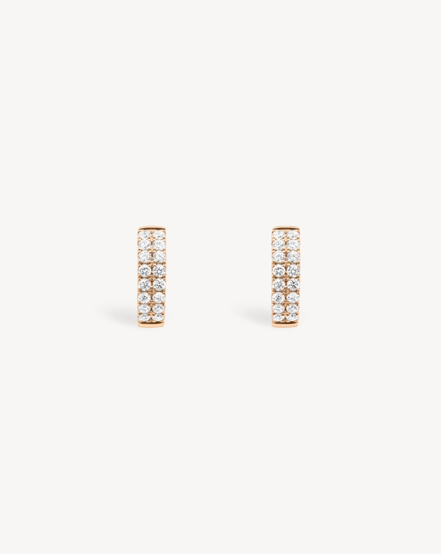 1.0 CT Round Bezel Solitaire Lab Grown Diamond Earrings