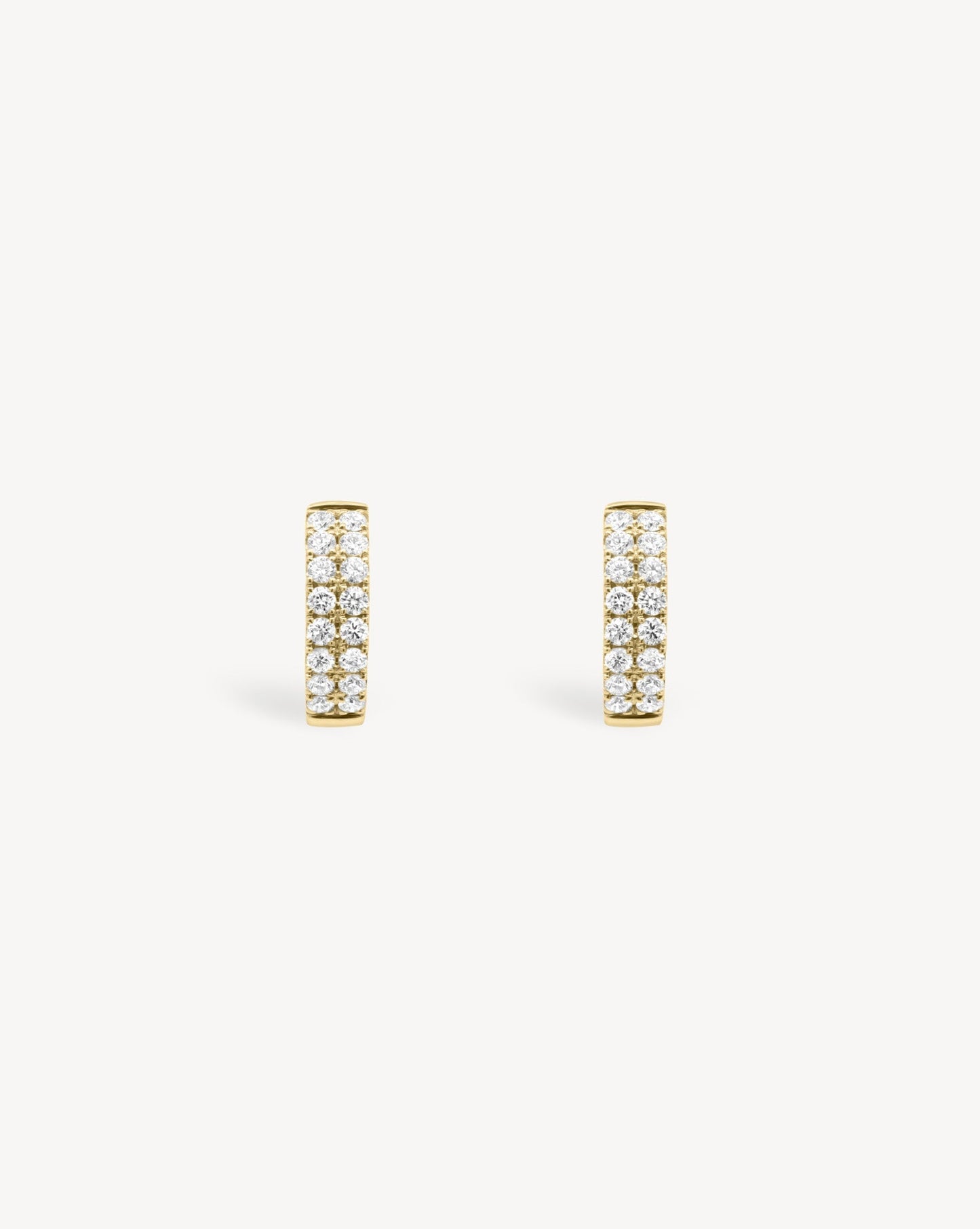 1.0 CT Round Bezel Solitaire Lab Grown Diamond Earrings