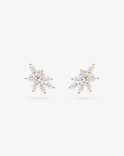 1.0 CT Round Bezel Solitaire Lab Grown Diamond Earrings