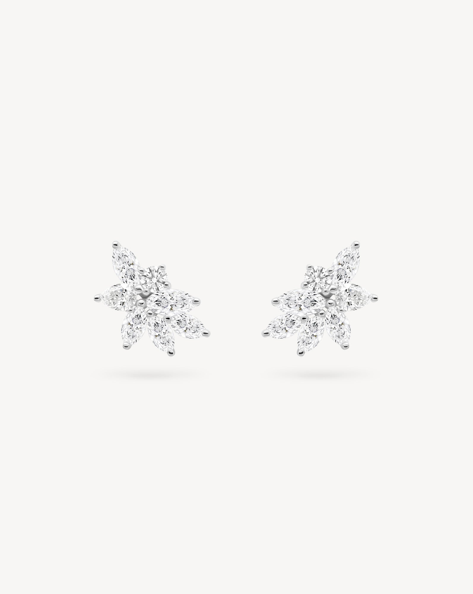 1.0 CT Round Bezel Solitaire Lab Grown Diamond Earrings
