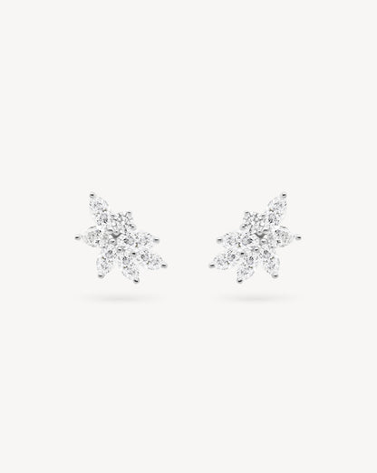 1.0 CT Round Bezel Solitaire Lab Grown Diamond Earrings