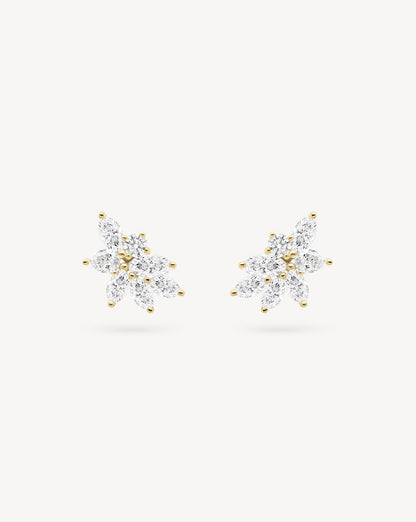 1.0 CT Round Bezel Solitaire Lab Grown Diamond Earrings