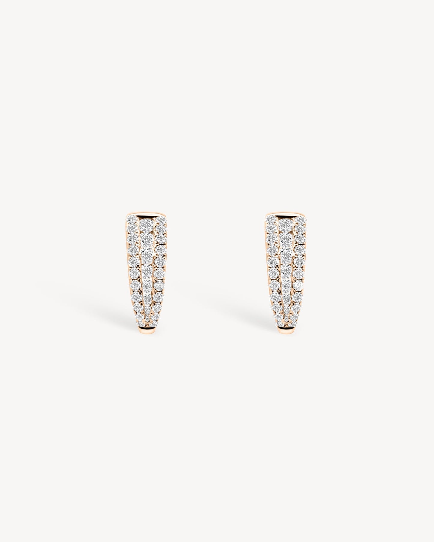 1.0 CT Round Bezel Solitaire Lab Grown Diamond Earrings
