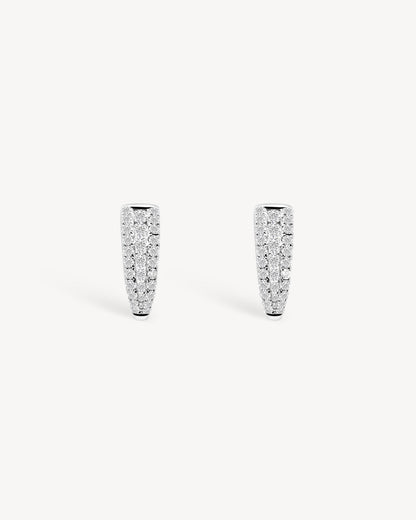 1.0 CT Round Bezel Solitaire Lab Grown Diamond Earrings