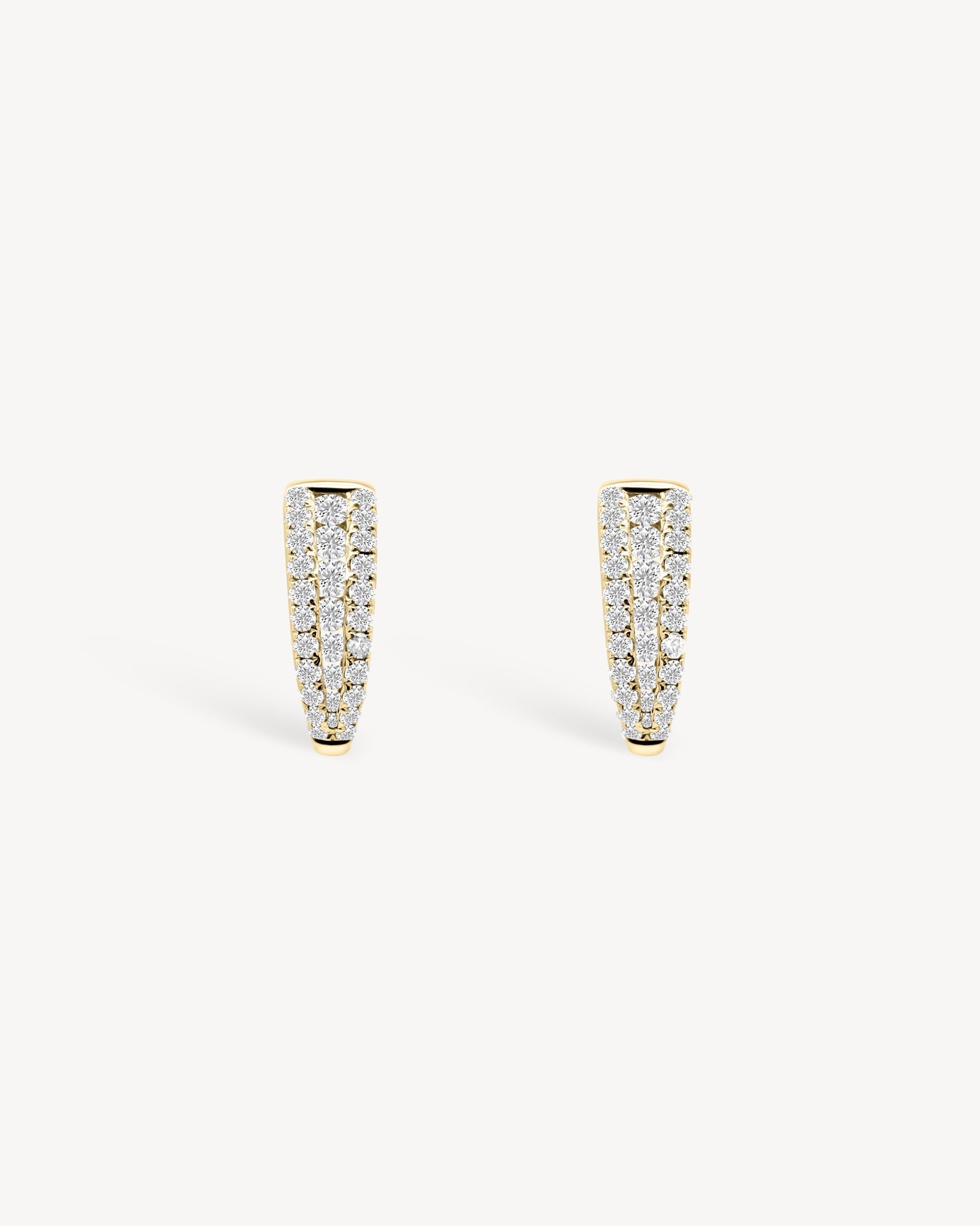 1.0 CT Round Bezel Solitaire Lab Grown Diamond Earrings