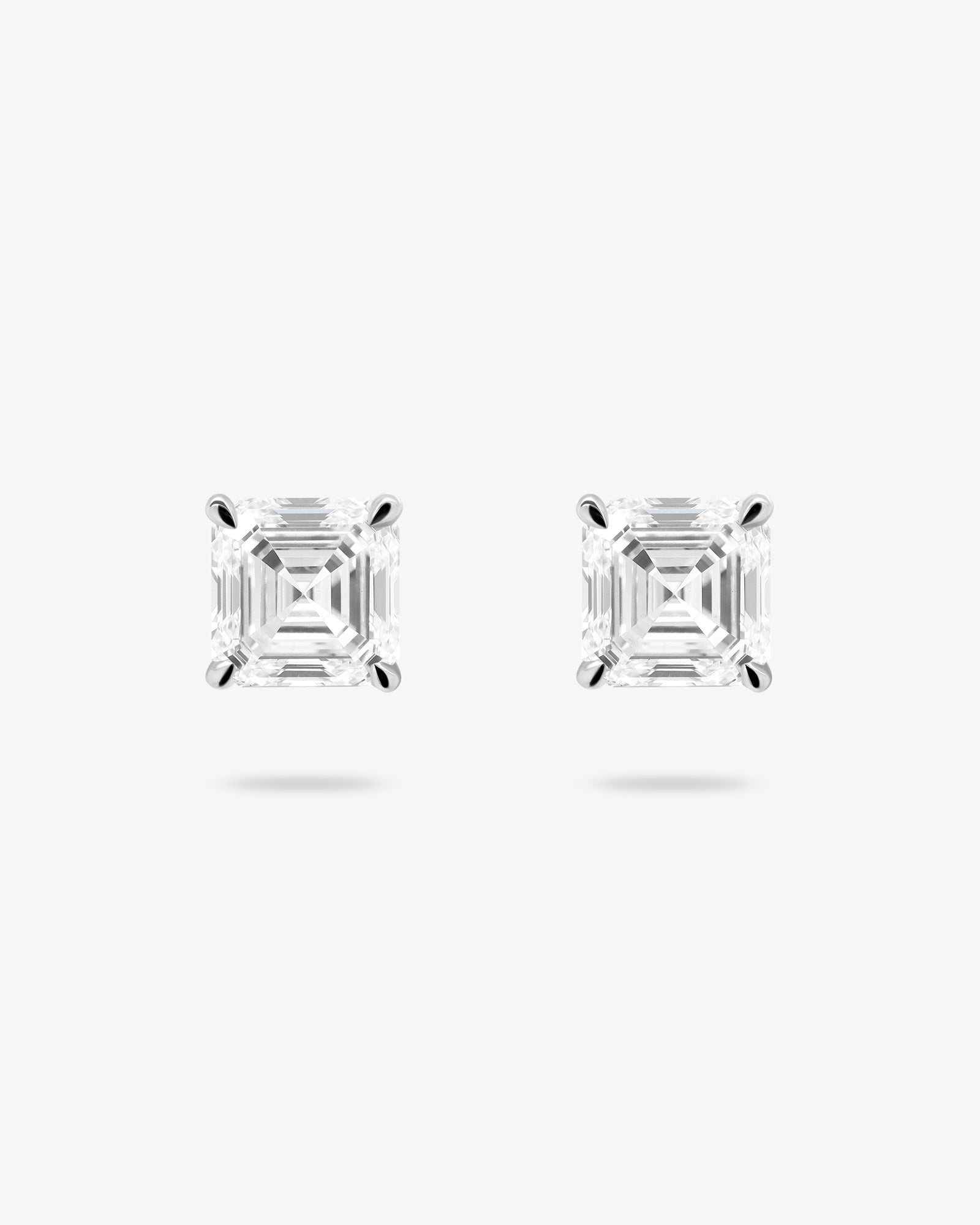 1.0 CT Round Bezel Solitaire Lab Grown Diamond Earrings