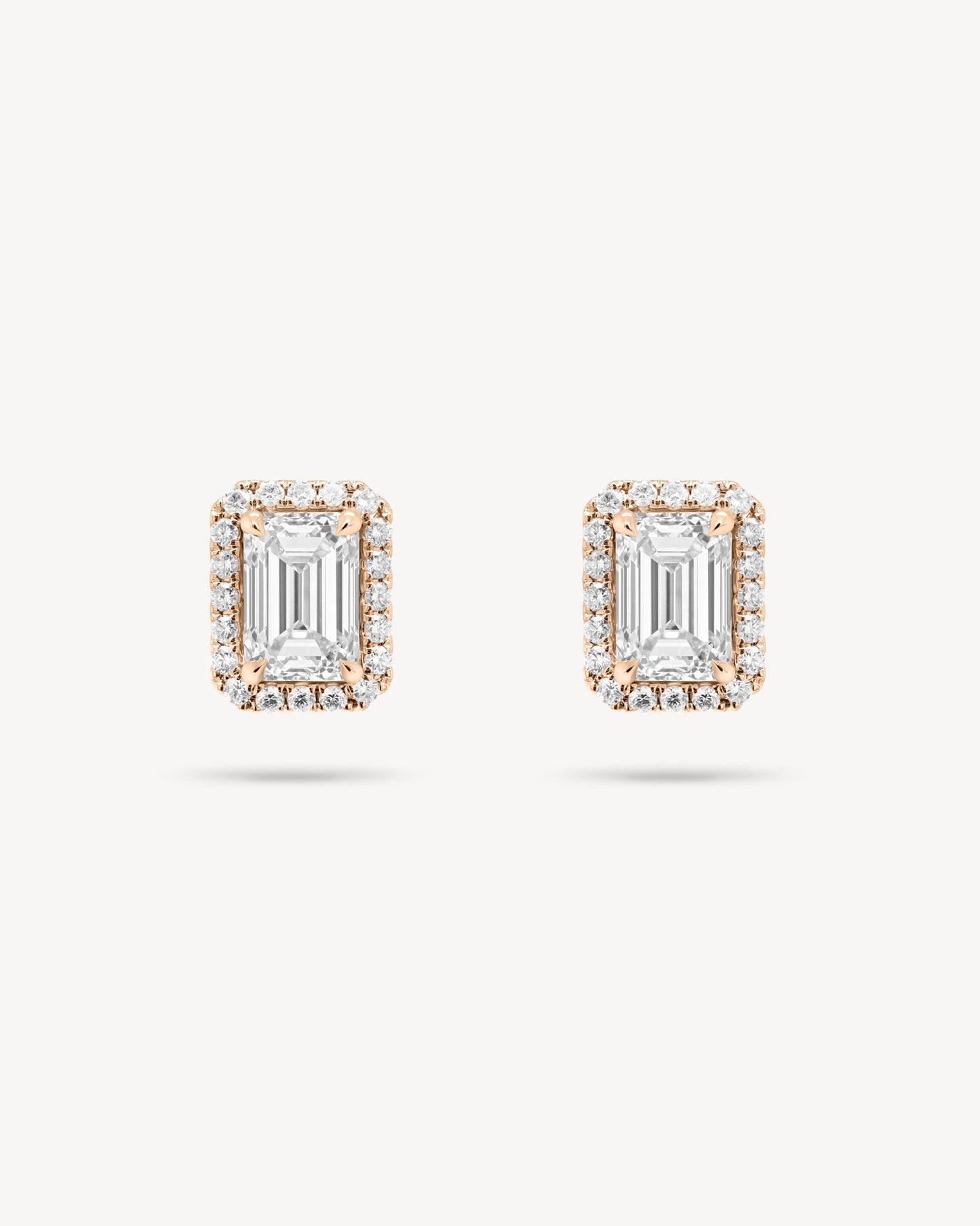 1.0 CT Round Bezel Solitaire Lab Grown Diamond Earrings