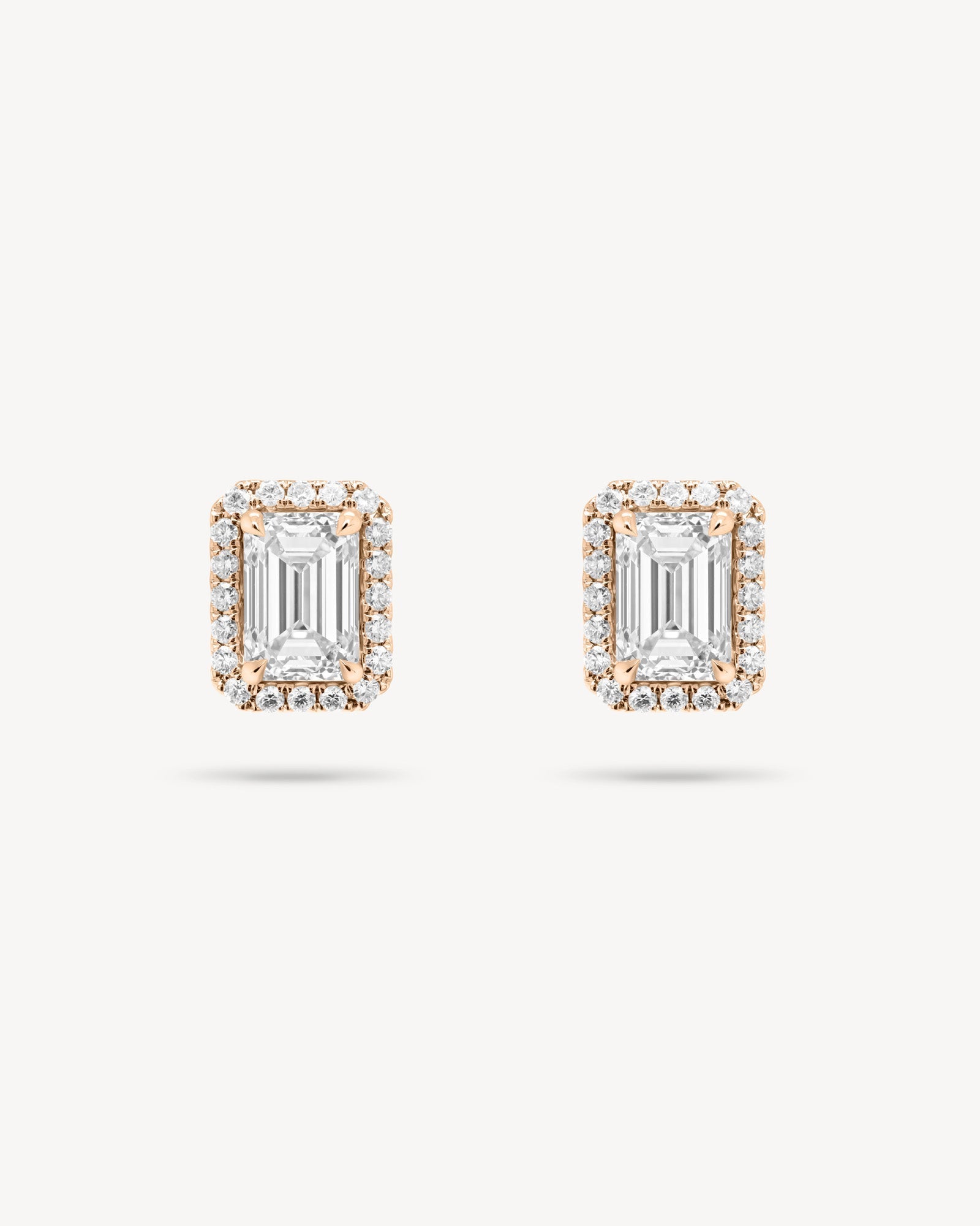 1.0 CT Round Bezel Solitaire Lab Grown Diamond Earrings