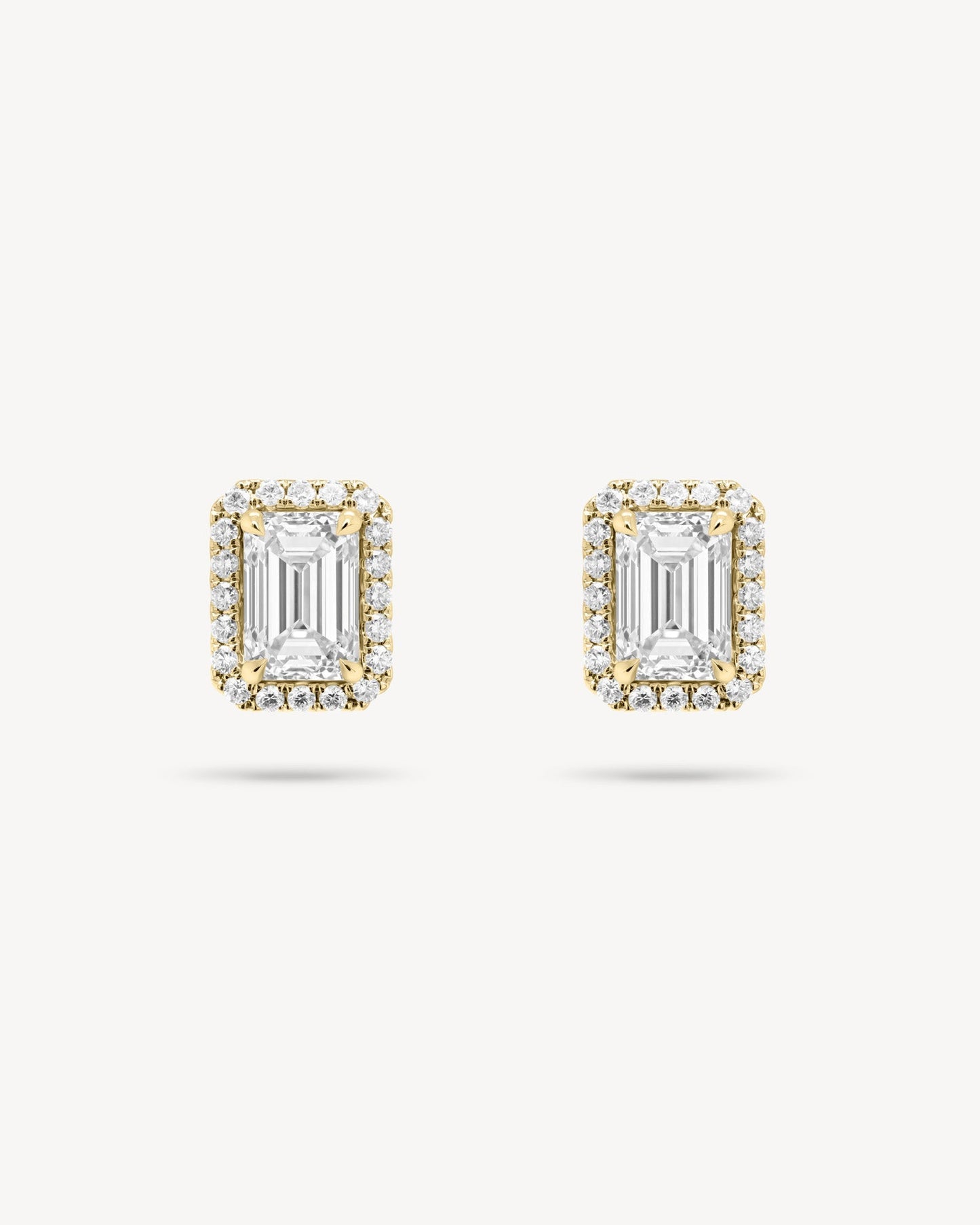 1.0 CT Round Bezel Solitaire Lab Grown Diamond Earrings
