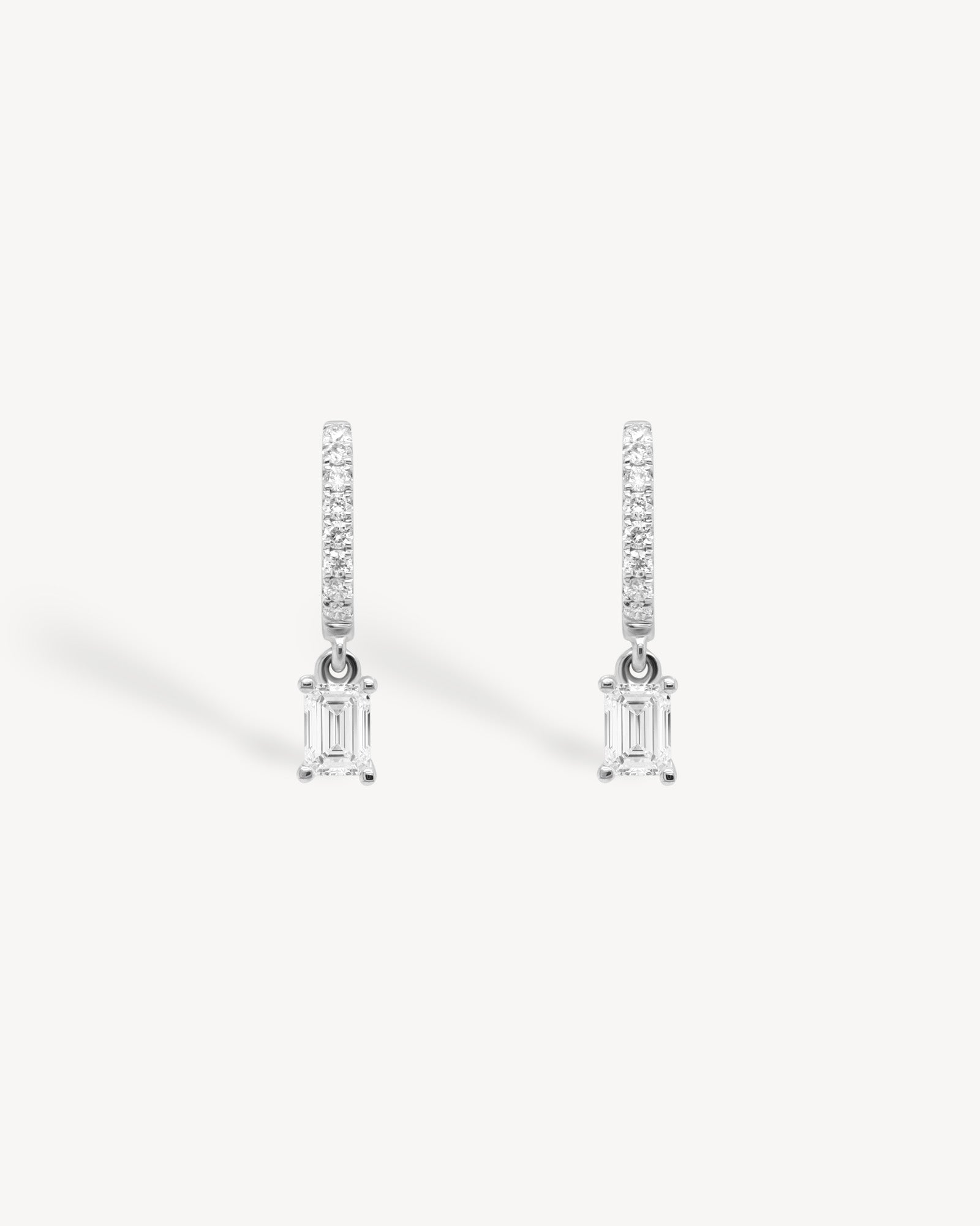 1.0 CT Round Bezel Solitaire Lab Grown Diamond Earrings