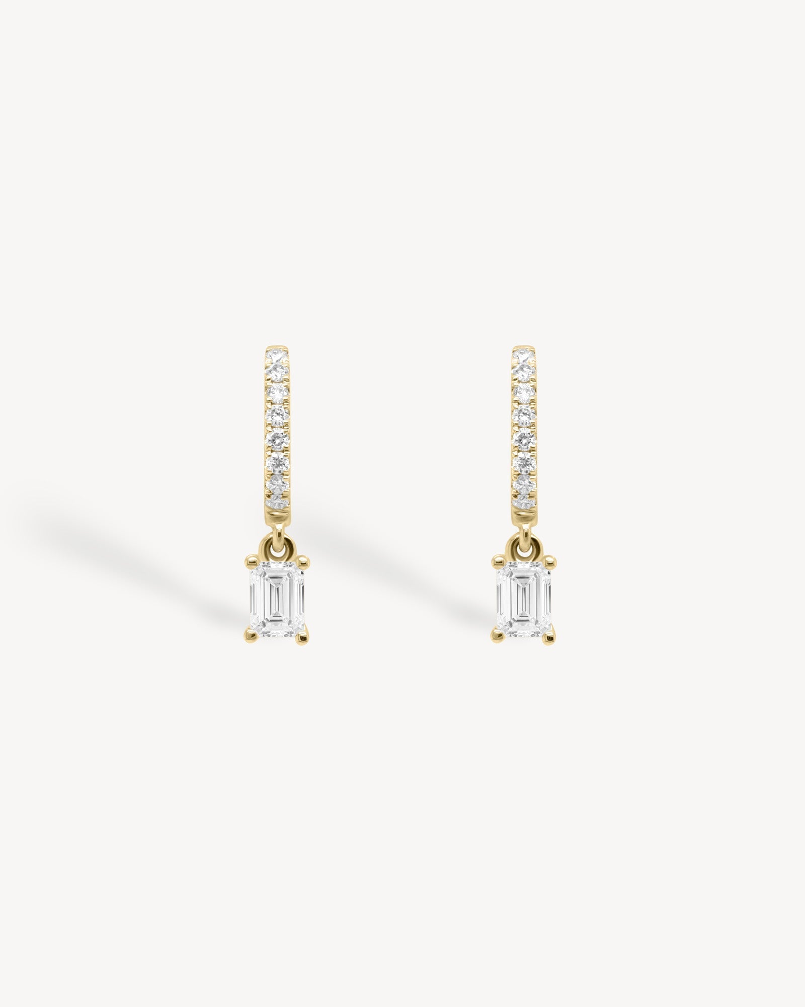 1.0 CT Round Bezel Solitaire Lab Grown Diamond Earrings
