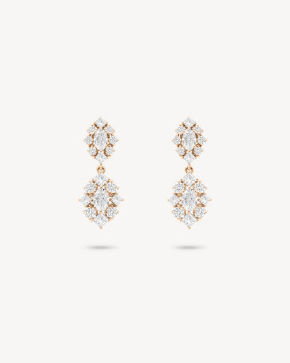 1.0 CT Round Bezel Solitaire Lab Grown Diamond Earrings