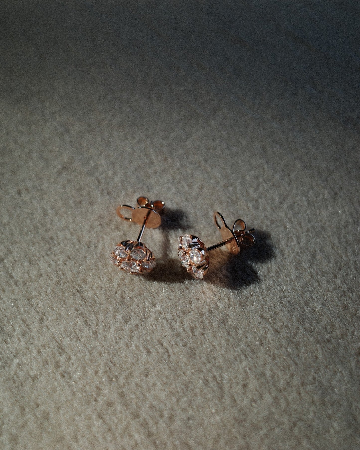 1.0 CT Round Bezel Solitaire Lab Grown Diamond Earrings