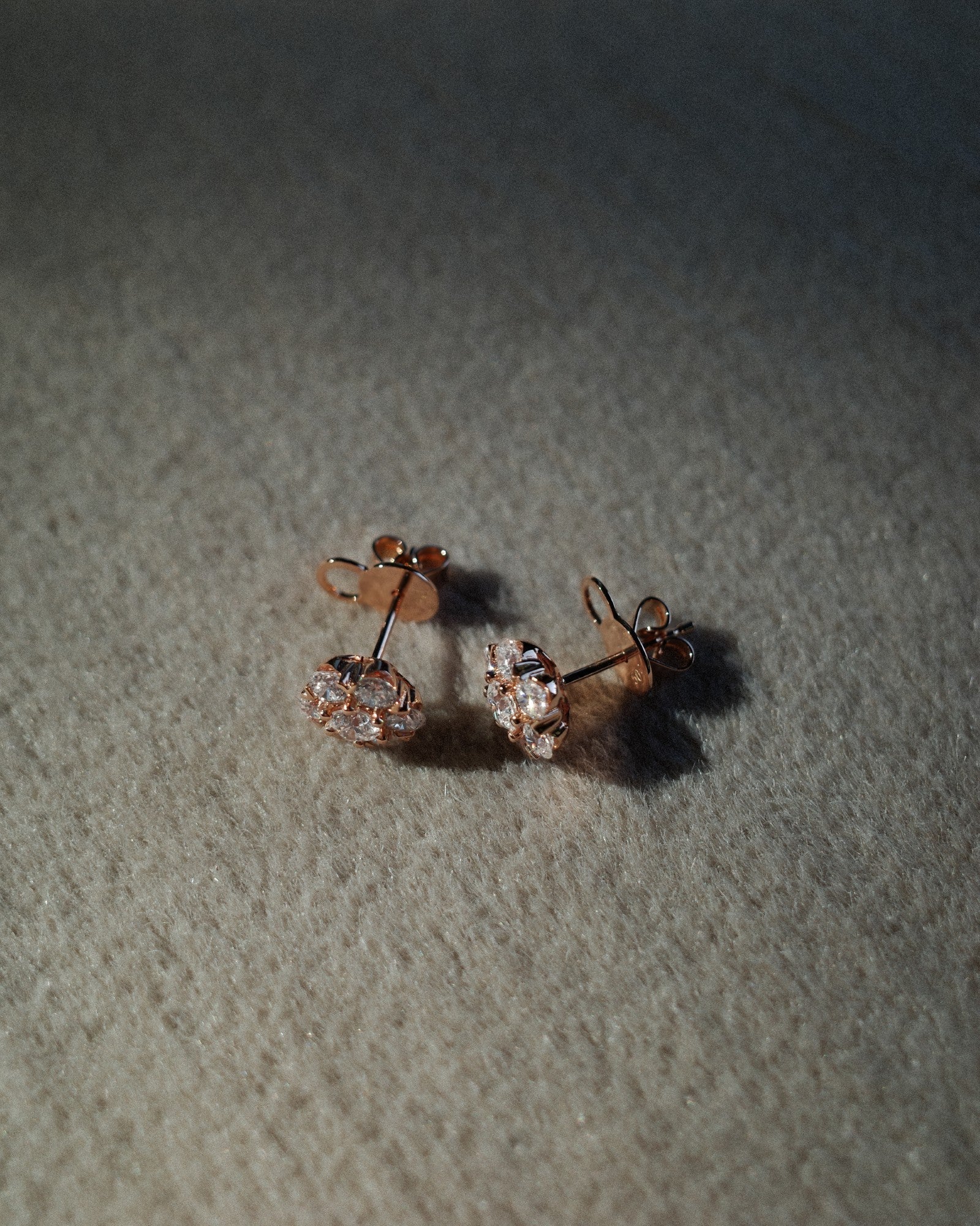 1.0 CT Round Bezel Solitaire Lab Grown Diamond Earrings