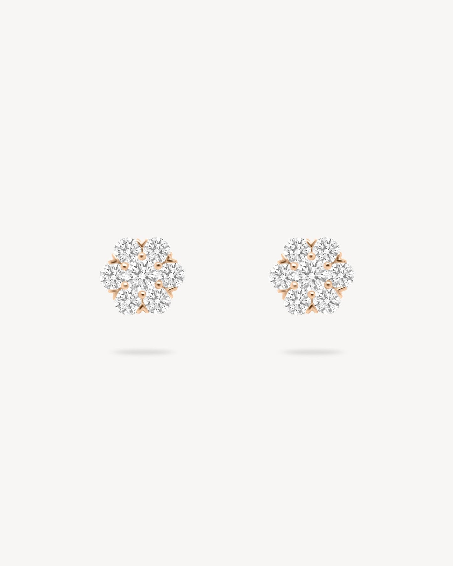 1.0 CT Round Bezel Solitaire Lab Grown Diamond Earrings