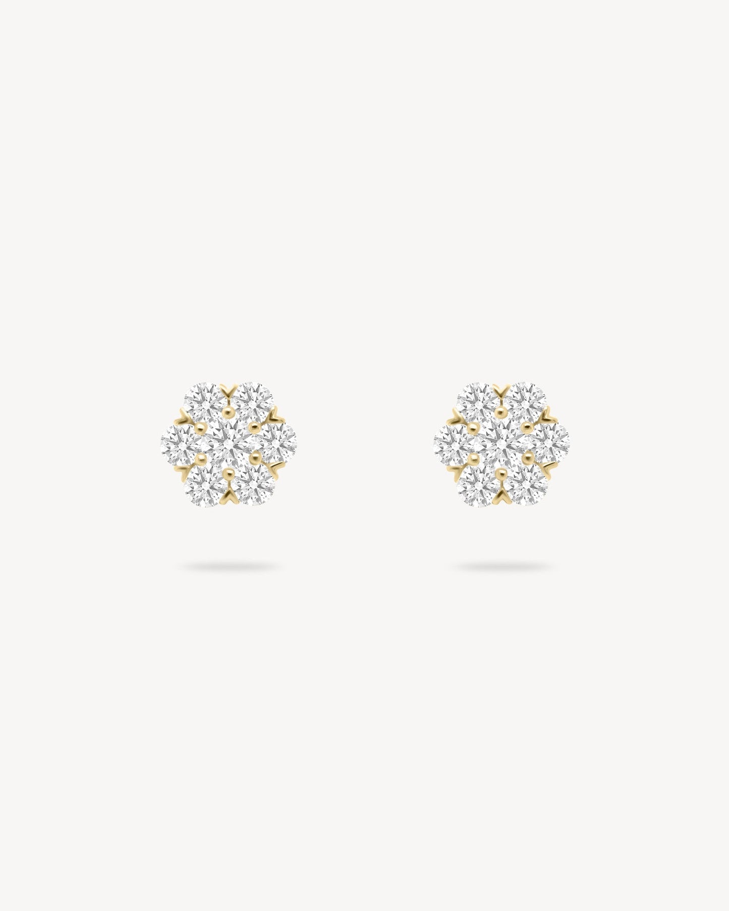 1.0 CT Round Bezel Solitaire Lab Grown Diamond Earrings