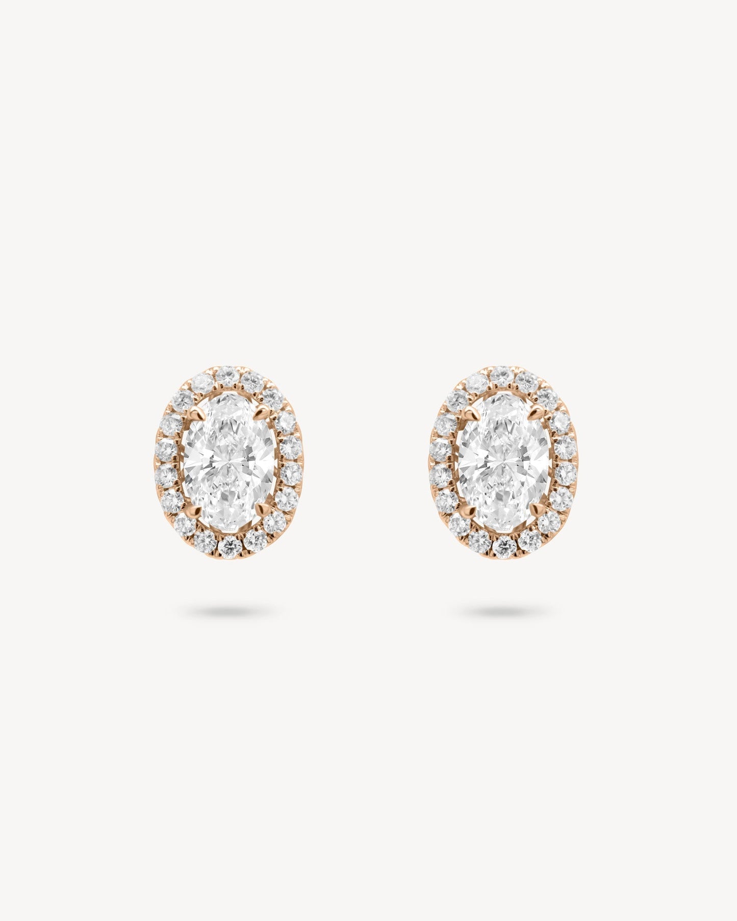 1.0 CT Round Bezel Solitaire Lab Grown Diamond Earrings