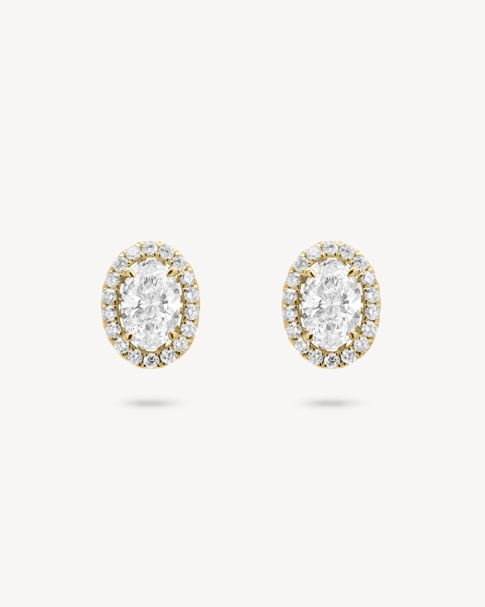 1.0 CT Round Bezel Solitaire Lab Grown Diamond Earrings