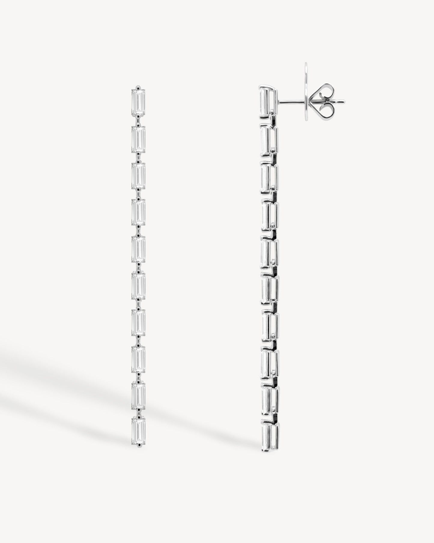 1.0 CT Round Bezel Solitaire Lab Grown Diamond Earrings