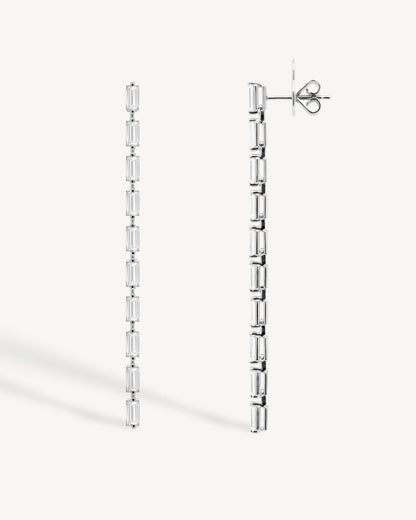 1.0 CT Round Bezel Solitaire Lab Grown Diamond Earrings