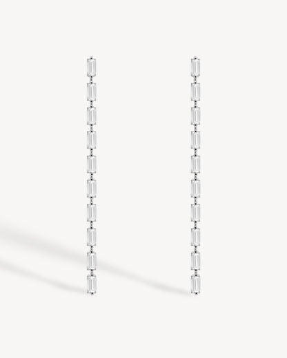 1.0 CT Round Bezel Solitaire Lab Grown Diamond Earrings