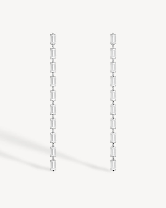 1.0 CT Round Bezel Solitaire Lab Grown Diamond Earrings