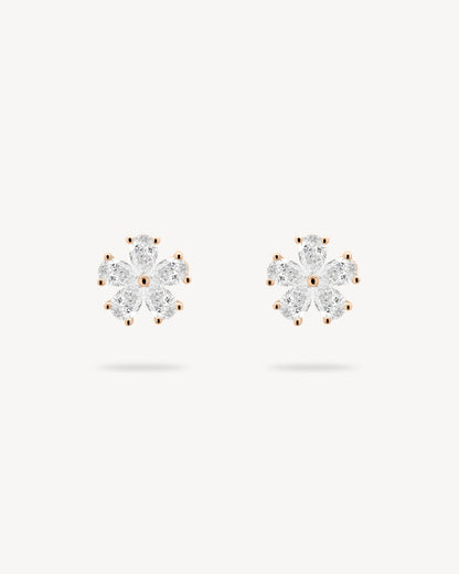 1.0 CT Round Bezel Solitaire Lab Grown Diamond Earrings