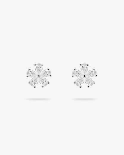 1.0 CT Round Bezel Solitaire Lab Grown Diamond Earrings