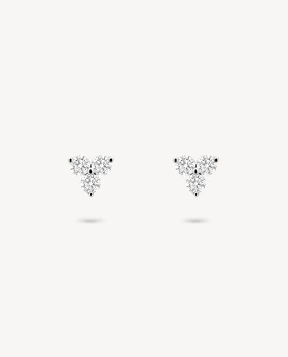 1.0 CT Round Bezel Solitaire Lab Grown Diamond Earrings