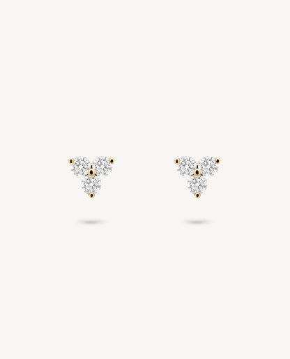 1.0 CT Round Bezel Solitaire Lab Grown Diamond Earrings