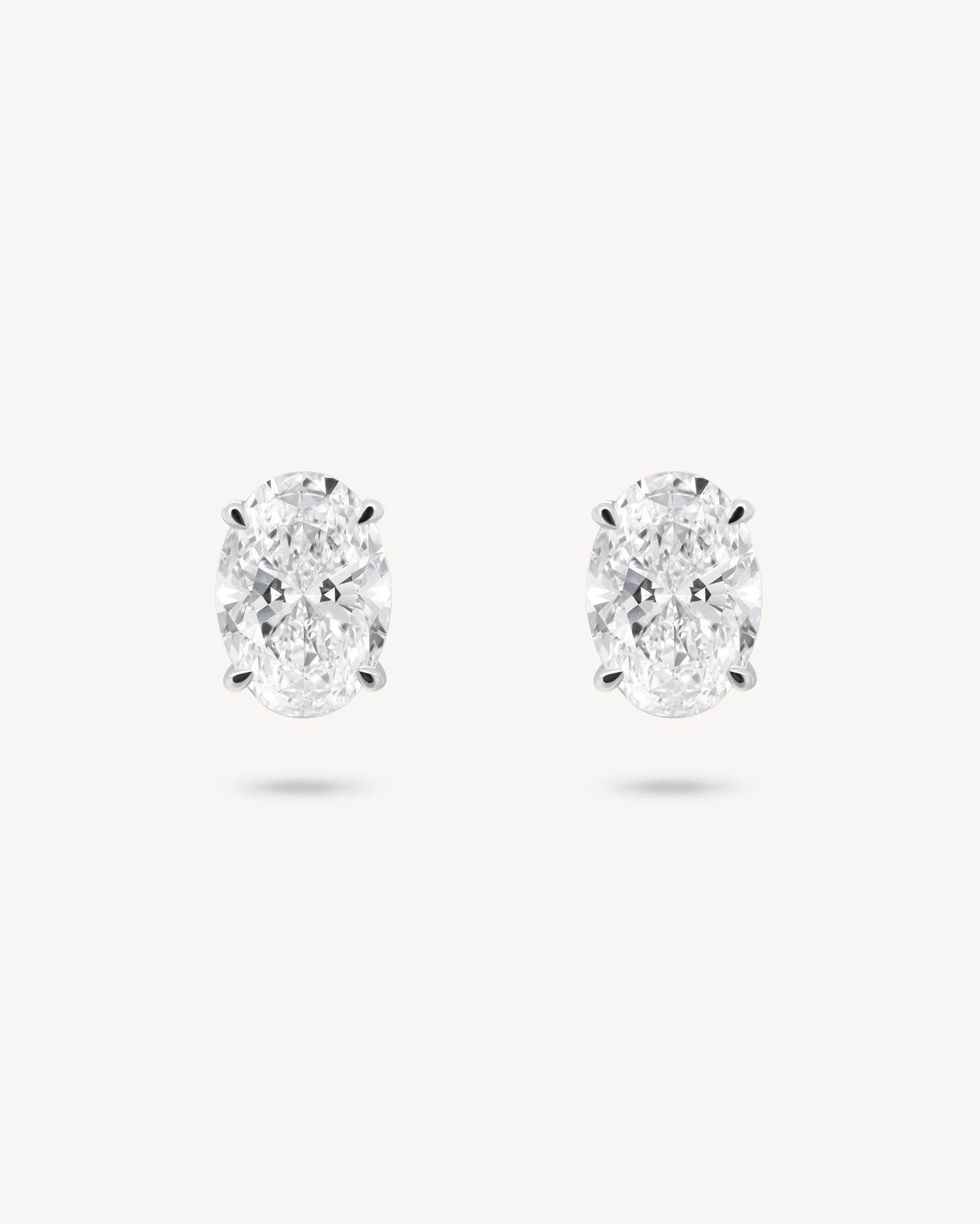 1.0 CT Round Bezel Solitaire Lab Grown Diamond Earrings