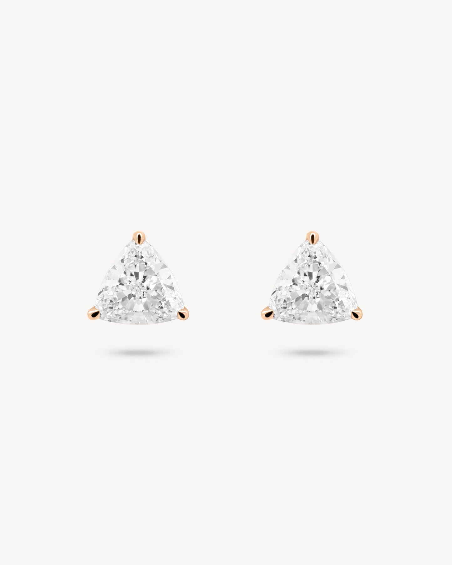 1.0 CT Round Bezel Solitaire Lab Grown Diamond Earrings