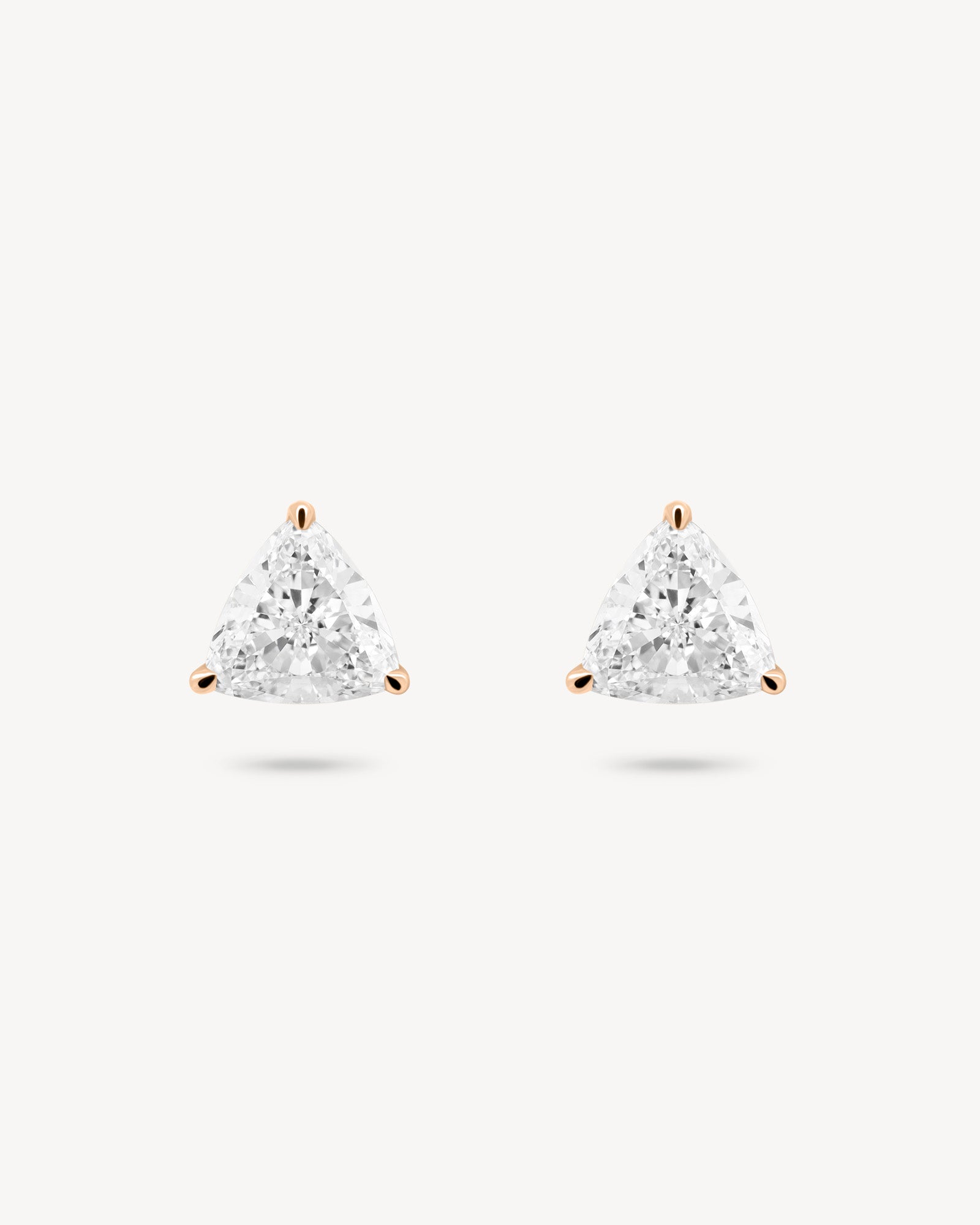 1.0 CT Round Bezel Solitaire Lab Grown Diamond Earrings