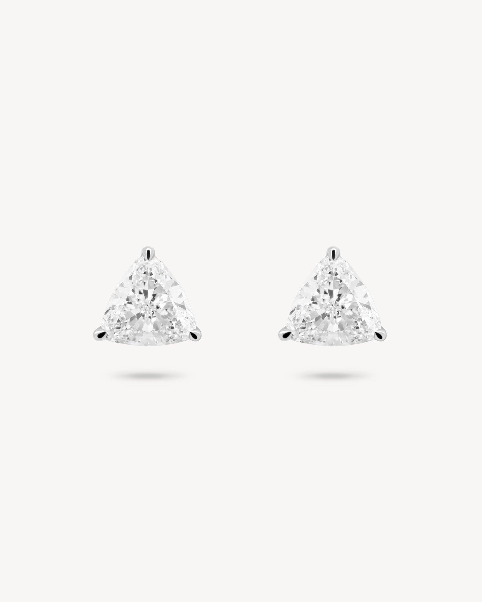 1.0 CT Round Bezel Solitaire Lab Grown Diamond Earrings