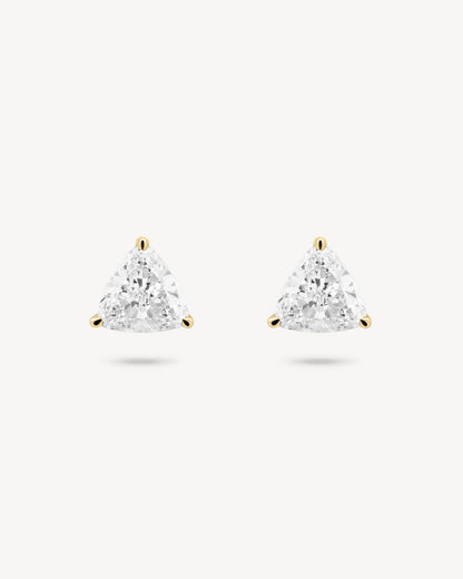 1.0 CT Round Bezel Solitaire Lab Grown Diamond Earrings