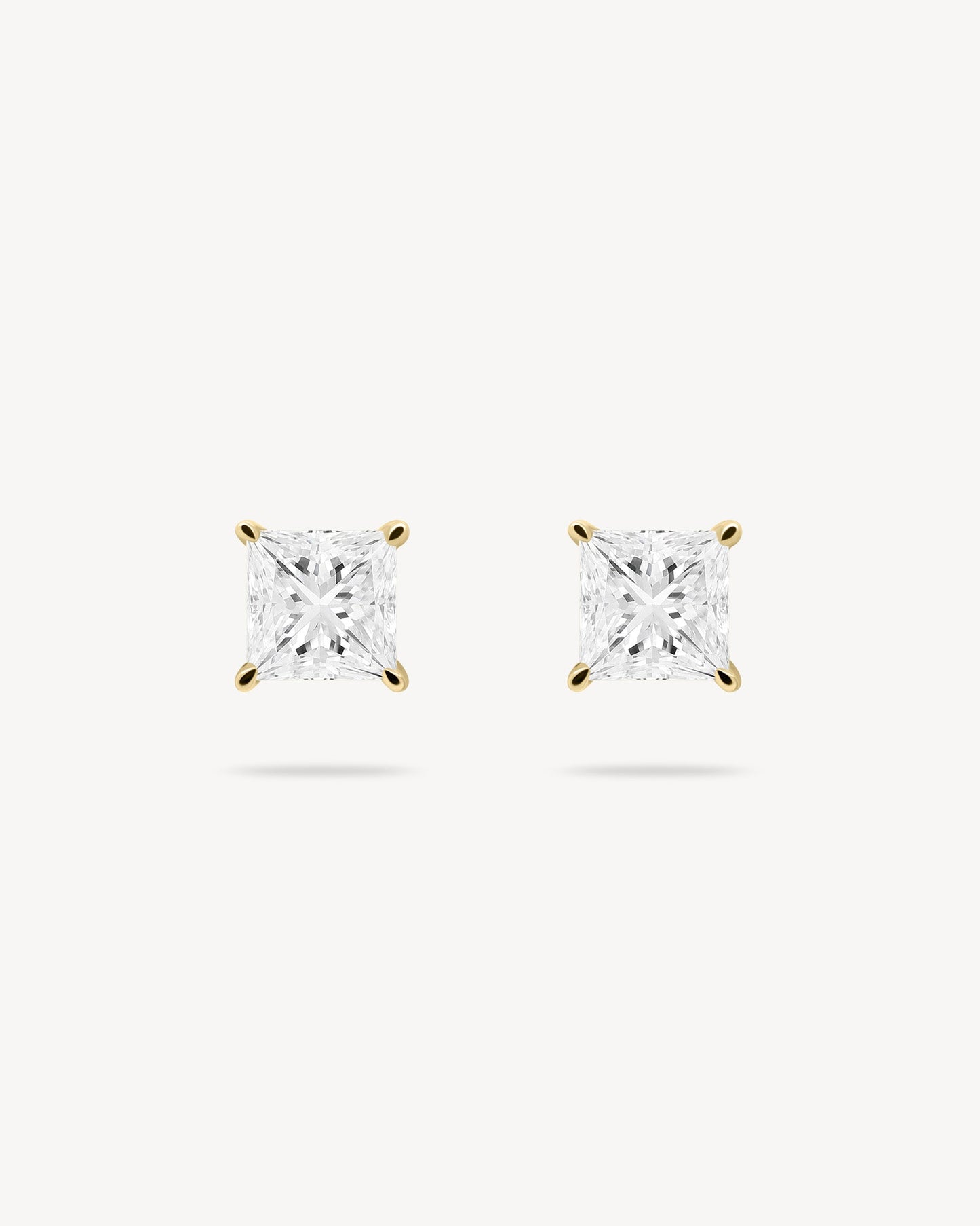 1.0 CT Round Bezel Solitaire Lab Grown Diamond Earrings