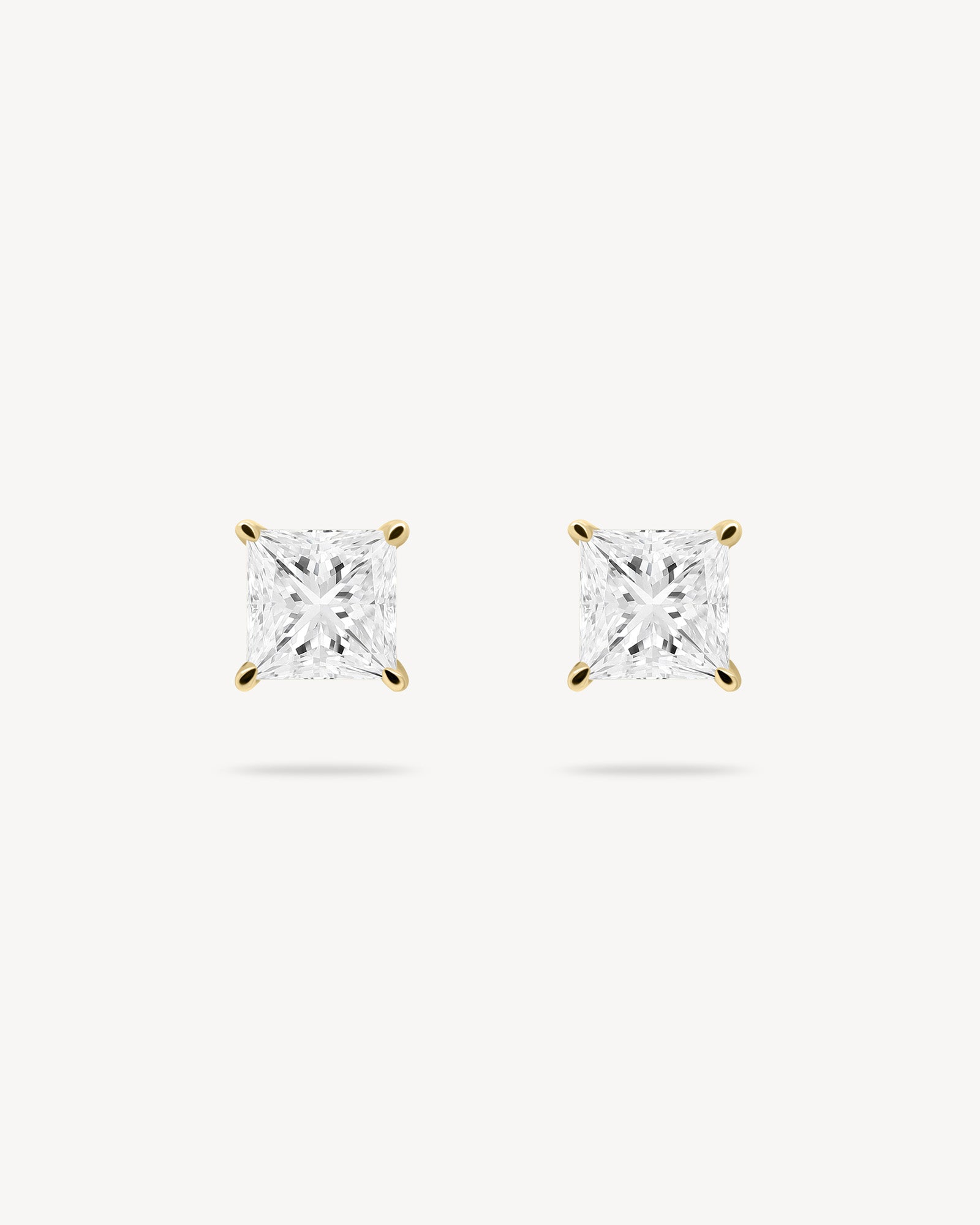 1.0 CT Round Bezel Solitaire Lab Grown Diamond Earrings