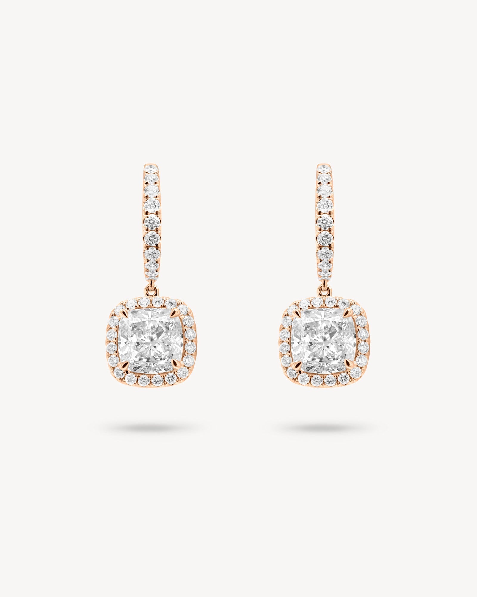 1.0 CT Round Bezel Solitaire Lab Grown Diamond Earrings