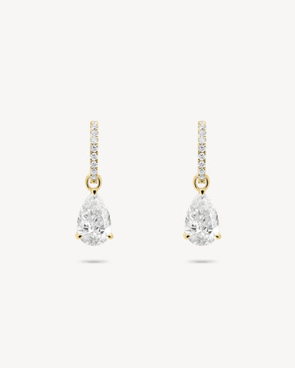 1.0 CT Round Bezel Solitaire Lab Grown Diamond Earrings