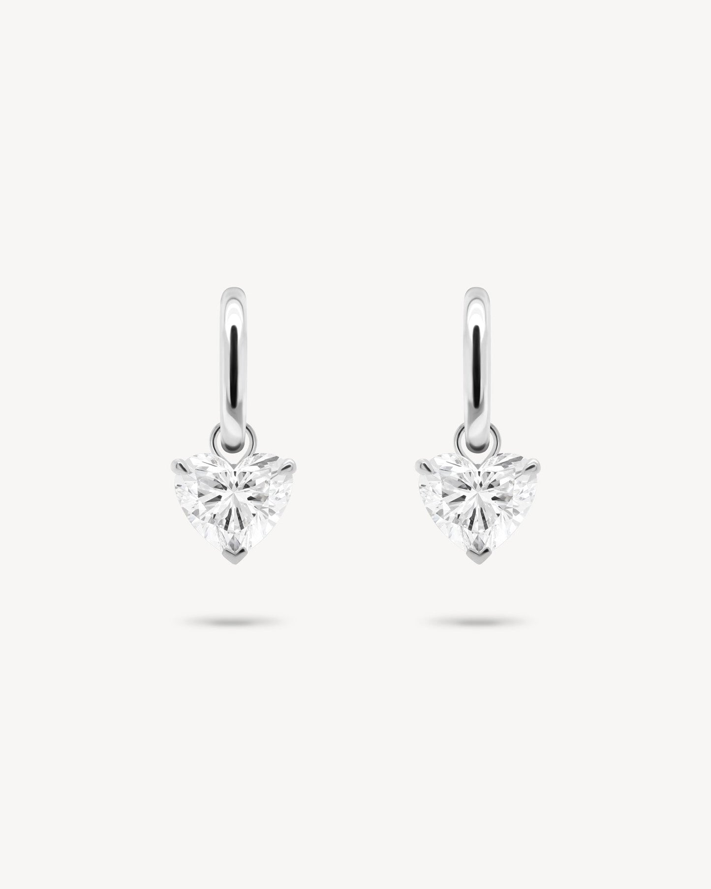 1.0 CT Round Bezel Solitaire Lab Grown Diamond Earrings