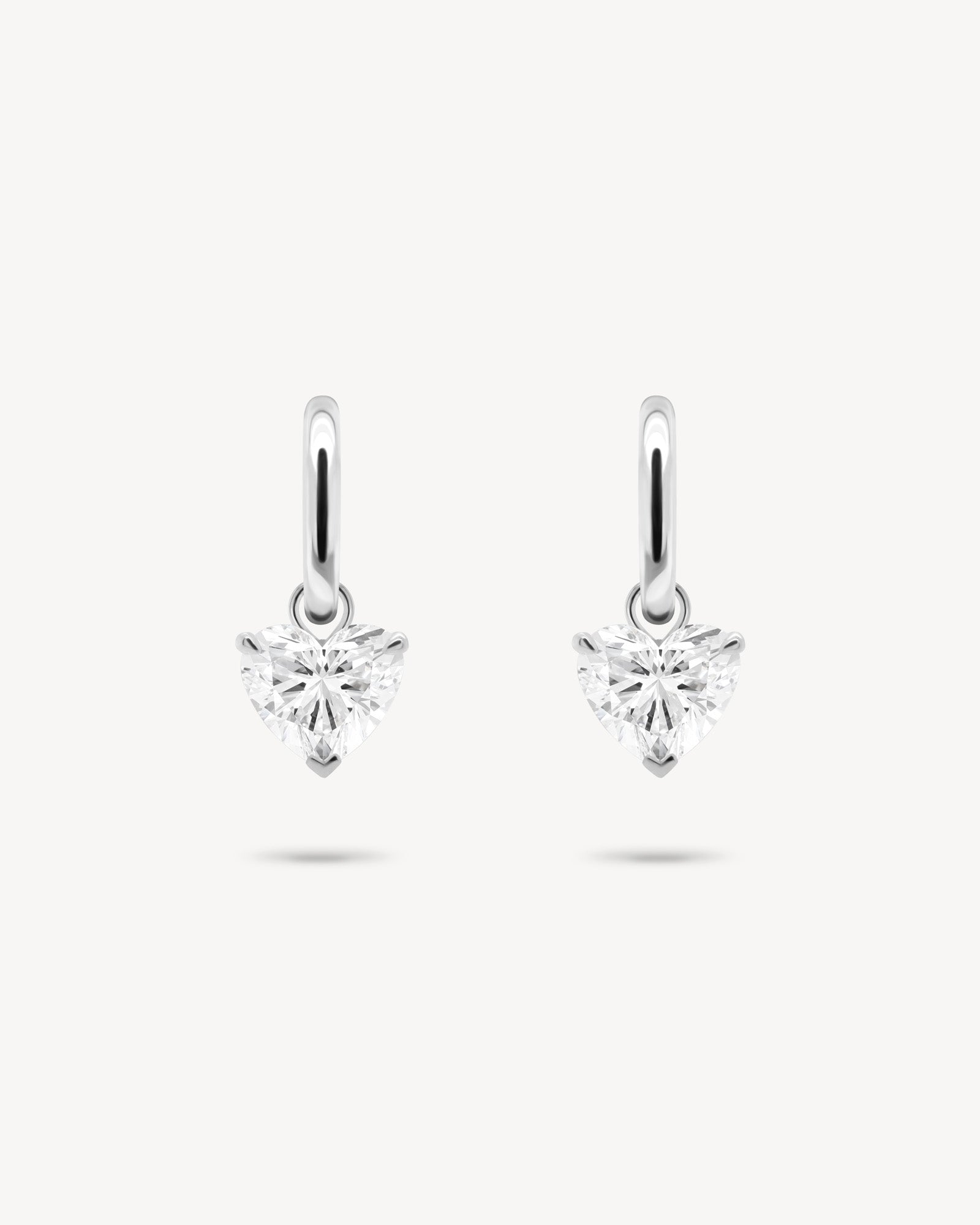 1.0 CT Round Bezel Solitaire Lab Grown Diamond Earrings