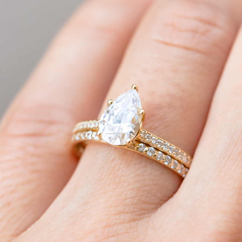 0.37 CT Round Full Eternity Lab Grown Diamond Wedding Band