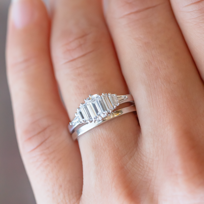 0.37 CT Round Full Eternity Lab Grown Diamond Wedding Band