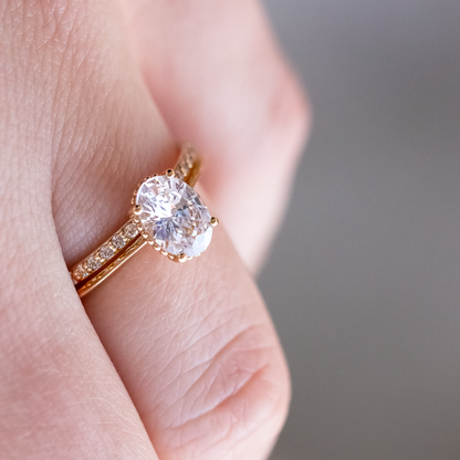 0.37 CT Round Full Eternity Lab Grown Diamond Wedding Band