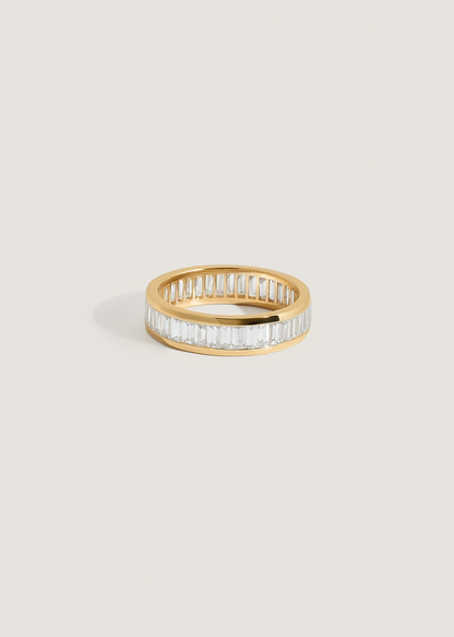 1.8 TCW Baguette Stones Full Eternity Lab Grown Diamond Wedding Band (US Size 5 Ready To Ship)