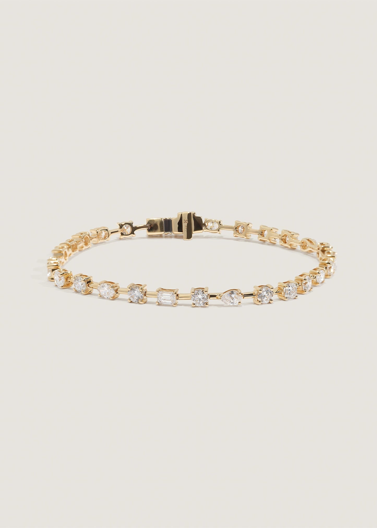 4 TCW Multi Stones Lab Grown Diamond Tennis Bracelet