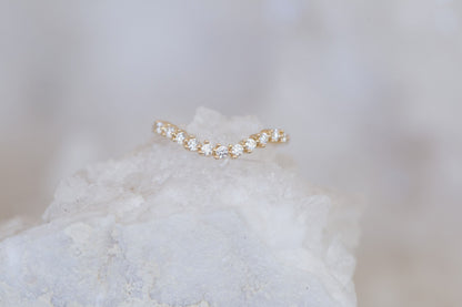 0.37 CT Round Full Eternity Lab Grown Diamond Wedding Band