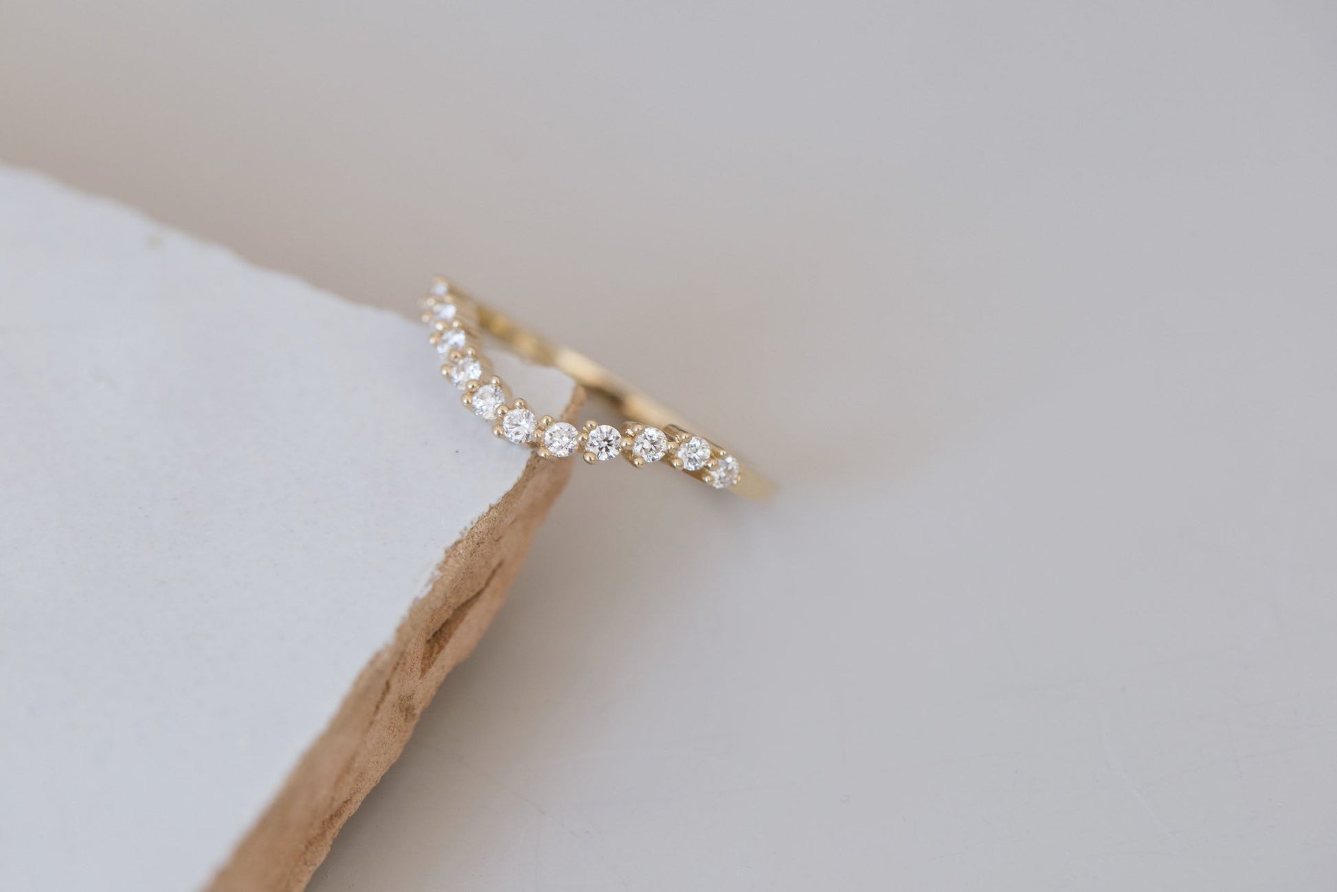 0.37 CT Round Full Eternity Lab Grown Diamond Wedding Band